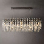 Marignan Modern Crystal Rectangle Chandelier 60"