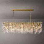 Marignan Modern Crystal Rectangle Chandelier 60"