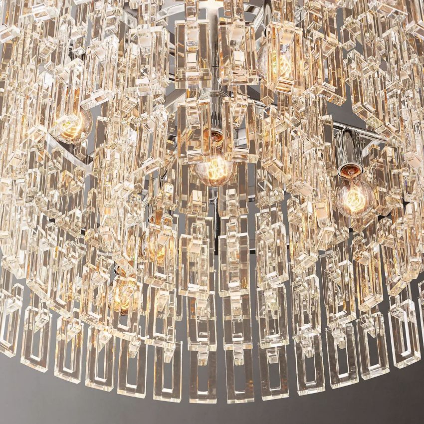 Marignan Modern Crystal Round Chandelier 36"