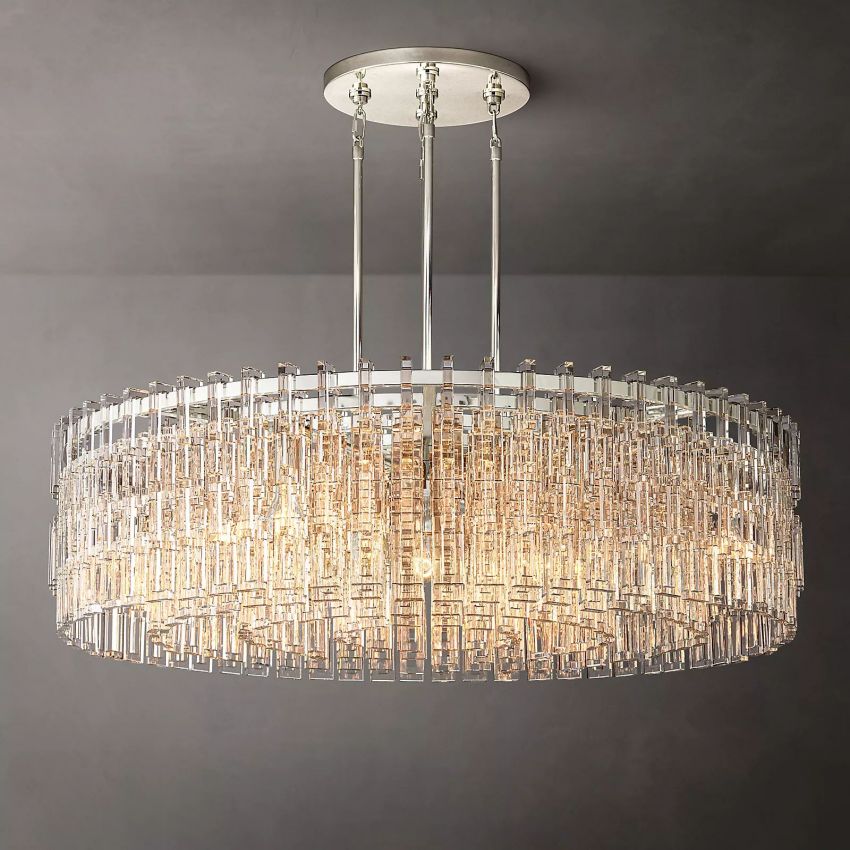 Marignan Modern Crystal Round Chandelier 48"