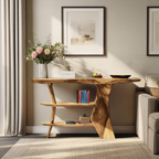 Farmhouse Solid Wood Entryway Console For Bedroom Design