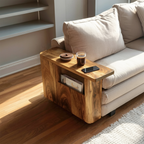Modern Wooden Side Table For Cozy Living Room Design