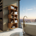Minimal Wall Bathroom Shelf For Bathroom Interior