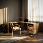 Elegant L Shaped Desk Corner For Home Office