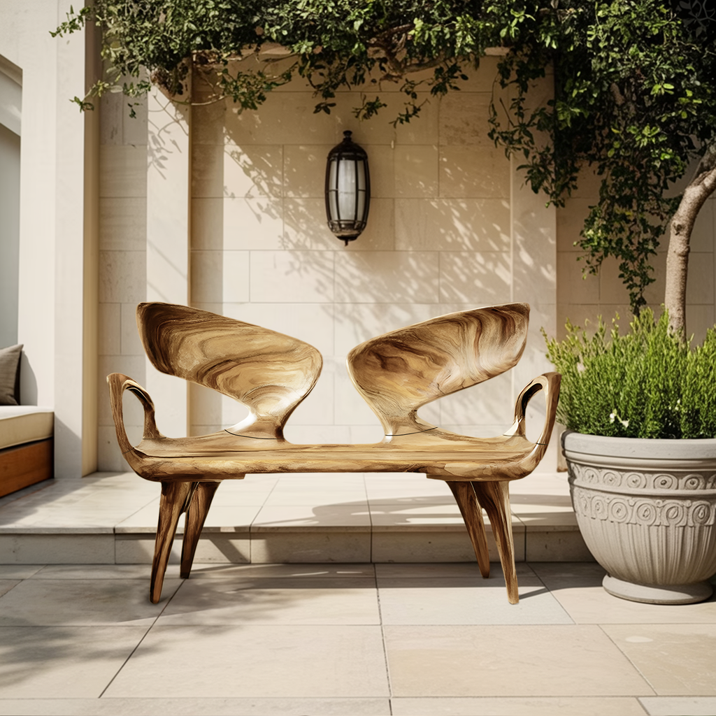 Rustic Solid Wood Entryway Bench For Modern Home Interiors