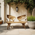 Rustic Solid Wood Entryway Bench For Modern Home Interiors