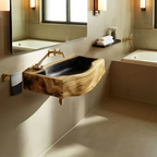 Modern Solid Wood Vanity Sink For Bathroom Decor And Furniture