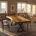 Kitchen Decor Modern Solid Wood Dining Table Minimal Legs