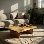 Mid Century Abstract Coffee Table For Living Room Decor