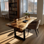 Handcrafted Solid Wood Tabletop For Furniture Decor