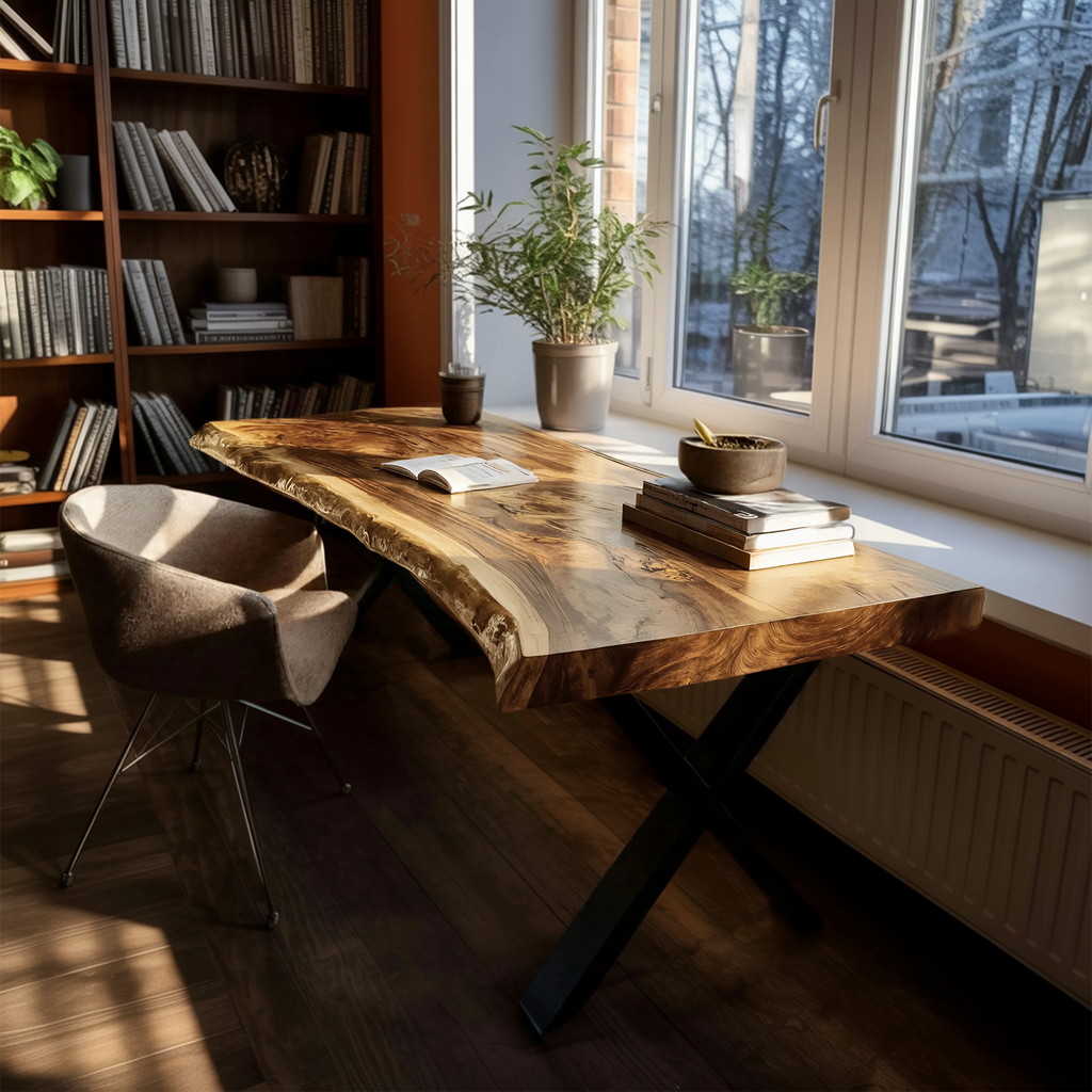 Modern Solid Wood Tabletop For Living Room Design