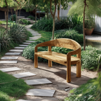 Solid Wood Live Edge Entryway Bench For Modern Interiors