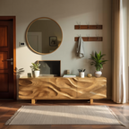 Modern Organic Sideboard Storage Cabinet For Living Room