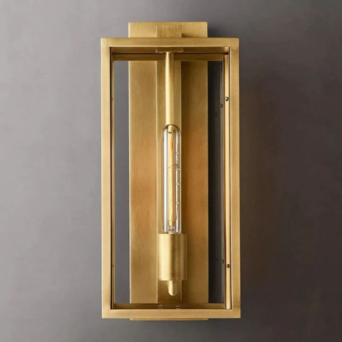 Beckman Framed Glass Wall Sconce