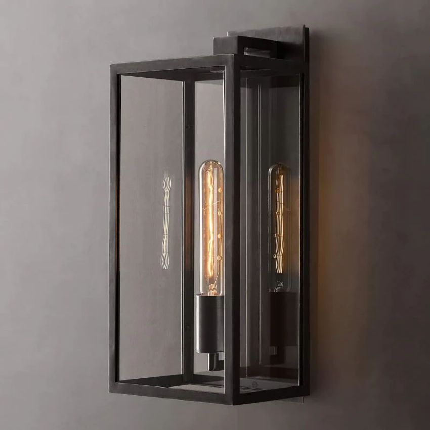 Beckman Framed Glass Wall Sconce