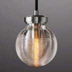 Pearl Carved Inciso Pendant Light