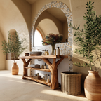Handcrafted Live Edge Tree Trunk Vanity For Stylish Home Bathroom Decor