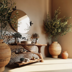 Modern Solid Wood Bathroom Vanity For Modern Rustic Furniture Decor