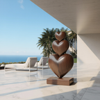 Handcrafted Wooden Sculpture For Furniture Unique Display