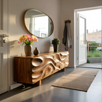 Modern Organic Sideboard Storage Cabinet For Living Room