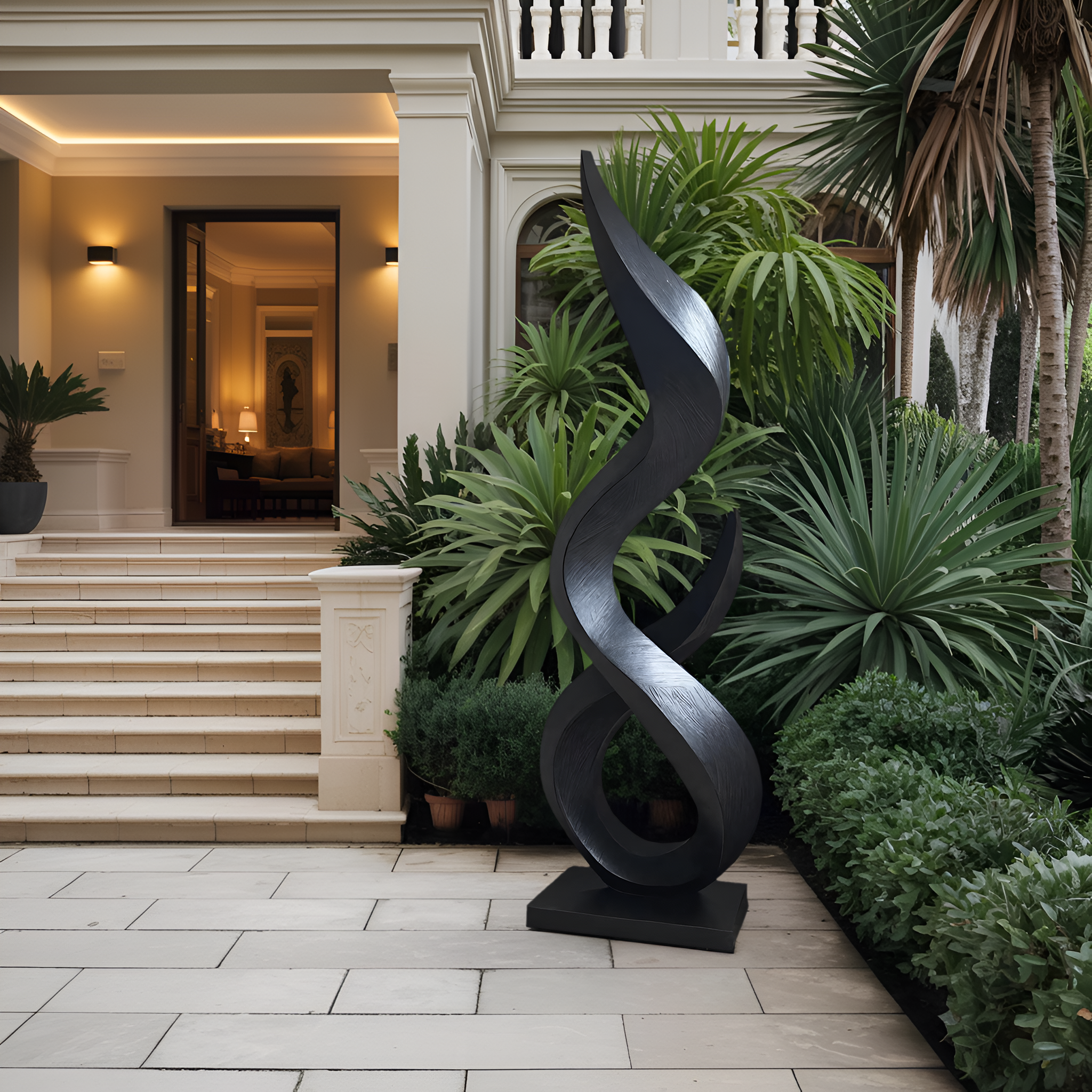Handcrafted 3D Wood Art For Outdoor Nature-Inspired Decor