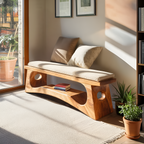 Modern Wooden Bench For Natural Bedroom Decor