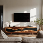 Farmhouse Wooden Entertainment Center For Decor