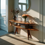 Modern Wooden Console Table For Entryway And Living Room
