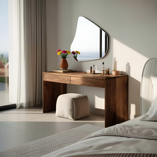 Contemporary Organic Vanity Table For Bedroom