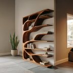 Modern Statement Bookshelf For Home Interiors Decor
