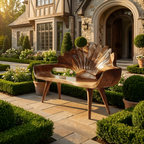Natural Live Edge Wood Bench For Entryway Seating Area
