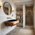 Farmhouse Wooden Vanity Sink For Bathroom Furniture Decor