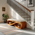 Contemporary Wooden Bench For Bedroom Furniture Decor
