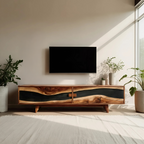 Farmhouse Wooden Entertainment Center For Decor