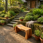 Live Edge Wooden Bench For Entryway Seating And Display