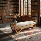 Handcrafted Bedroom Bench For Functional Furniture Styling