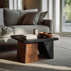 Modern Solid Wood End Table For Entryway Accent Table
