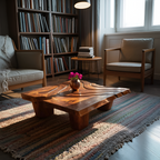 Mid Century Abstract Irregular Coffee Table For Entryway Design