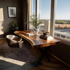 Modern Solid Wood Tabletop For Living Room Design