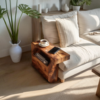 Farmhouse Solid Wood Armrest For Living Room Design