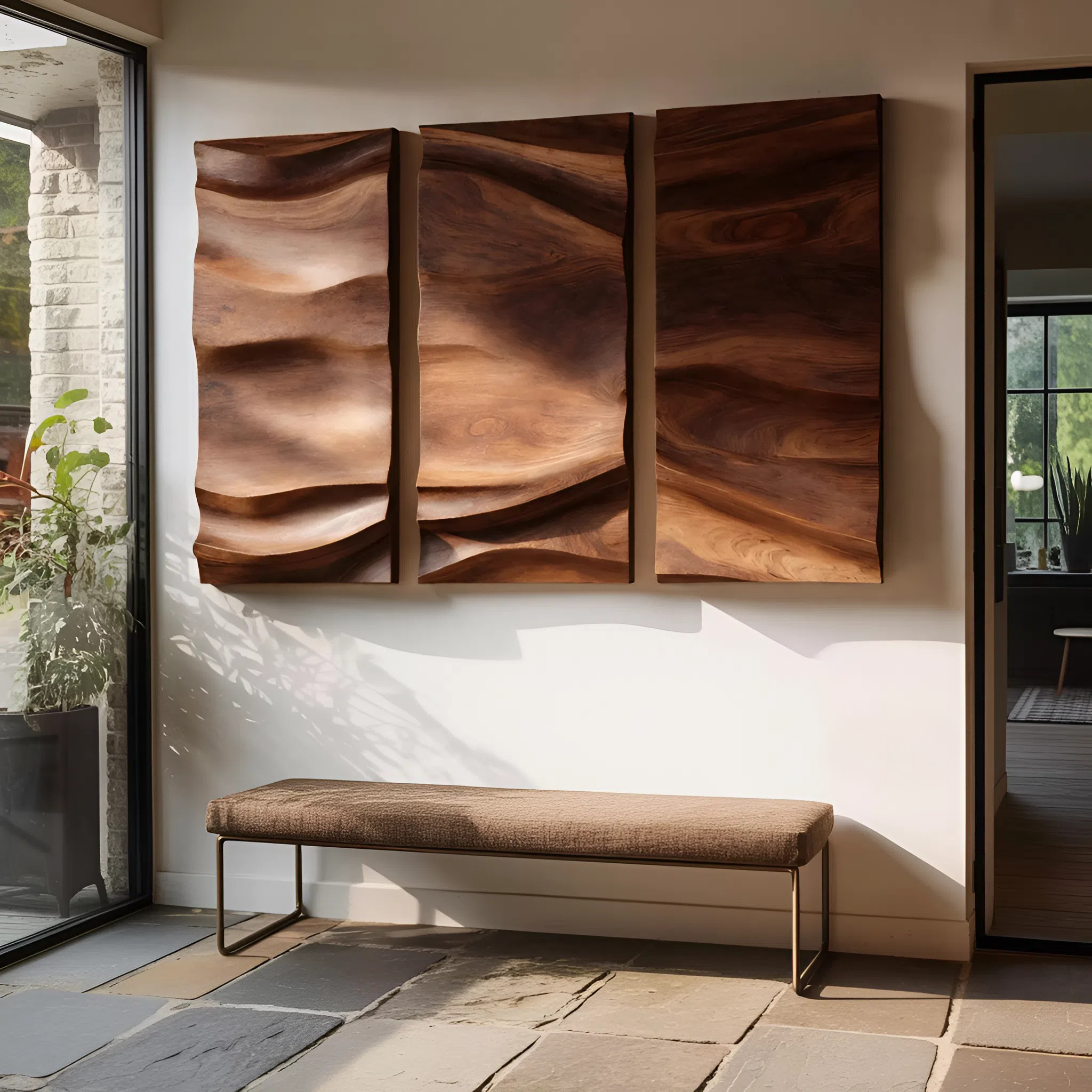 Handcrafted Solid Wood Wall Art For Modern Home