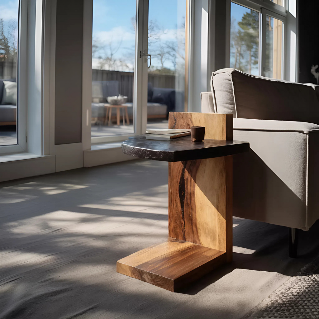 Handcrafted Wooden Side Table For Premium Furniture Look