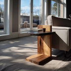 Handcrafted Wooden Side Table For Premium Furniture Look
