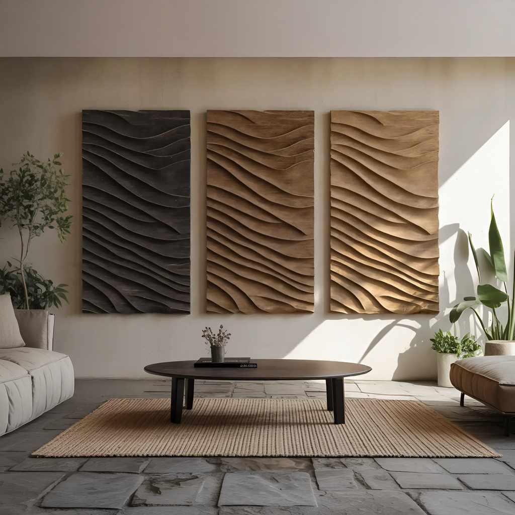 Farmhouse Wooden Wall Art For Rustic Living Room