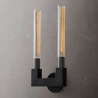 Cannele Ribbed Glass Double Wall Sconce