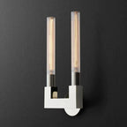 Cannele Ribbed Glass Double Wall Sconce