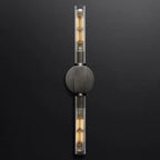 Cannele Ribbed Glass Wall Sconce