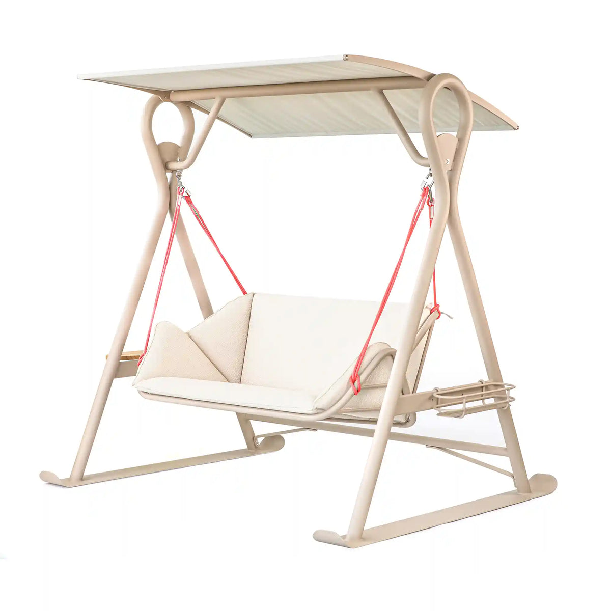 Retreat Aluminum Outdoor Canopy Swing with Water Repellent Cushions