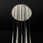 Aquitaine Faceted Cluster Round Chandelier 18"