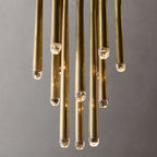 Aquitaine Faceted Cluster Round Chandelier 30"